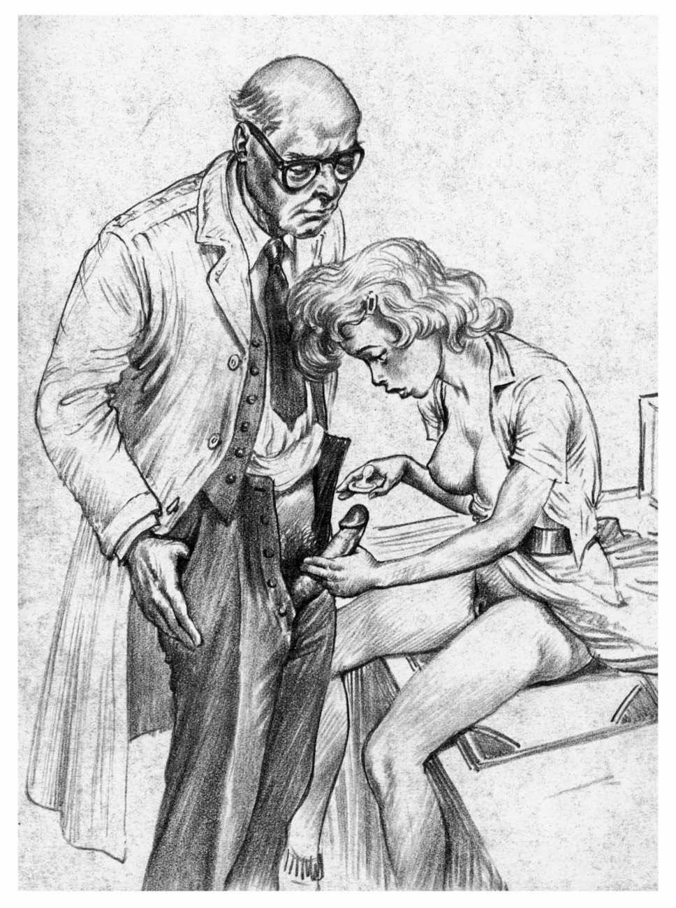 Artistic pornographic drawings