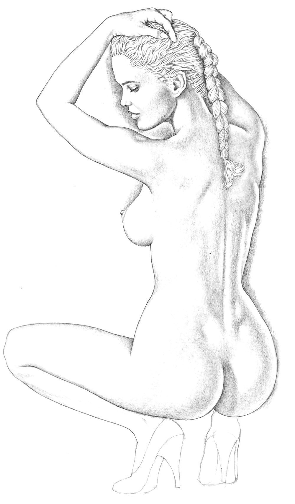 Boris Lopez drawings Naked