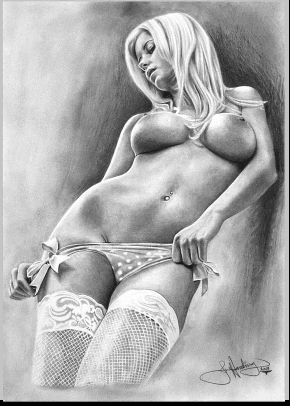 Erotic drawings of Blangon Mark