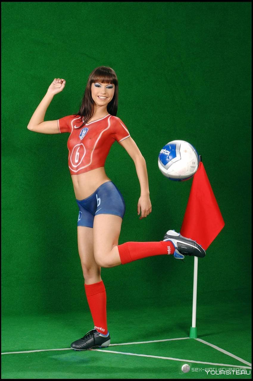 Football fans in underwear