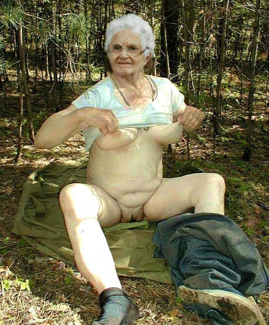 Naked old grandmas in the country