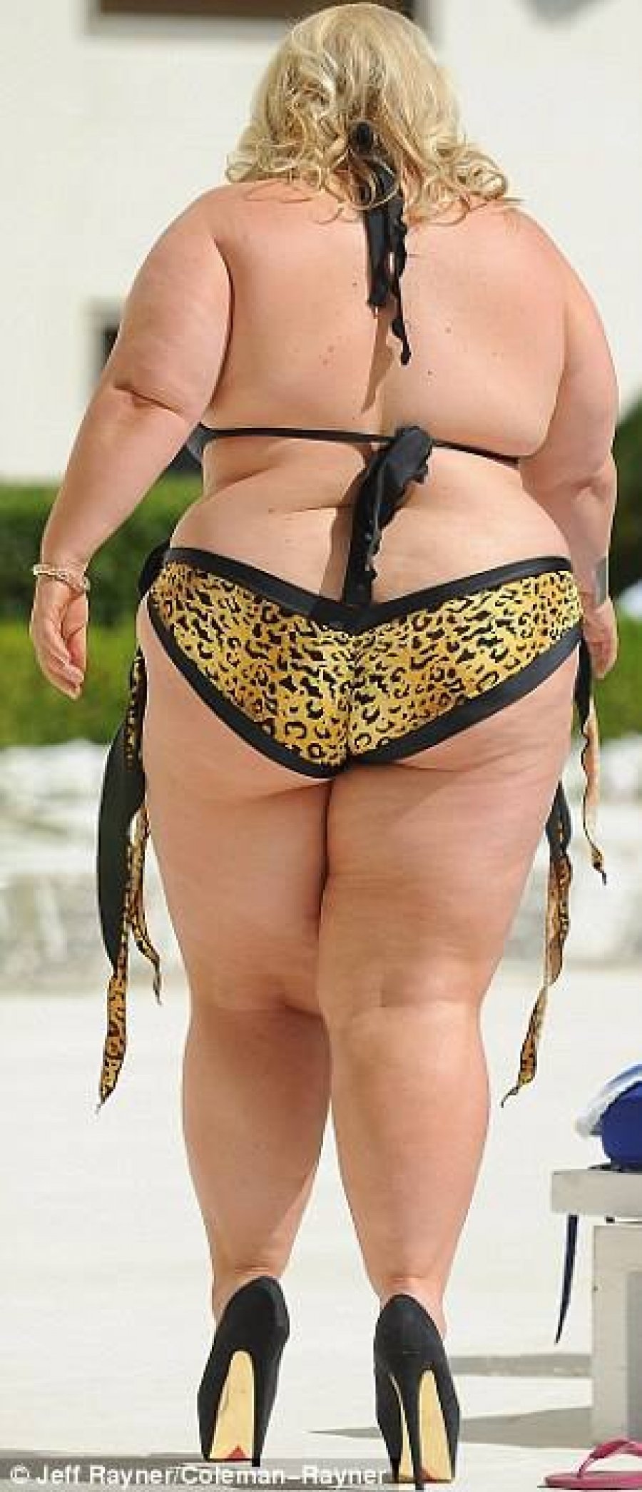 A huge fat woman