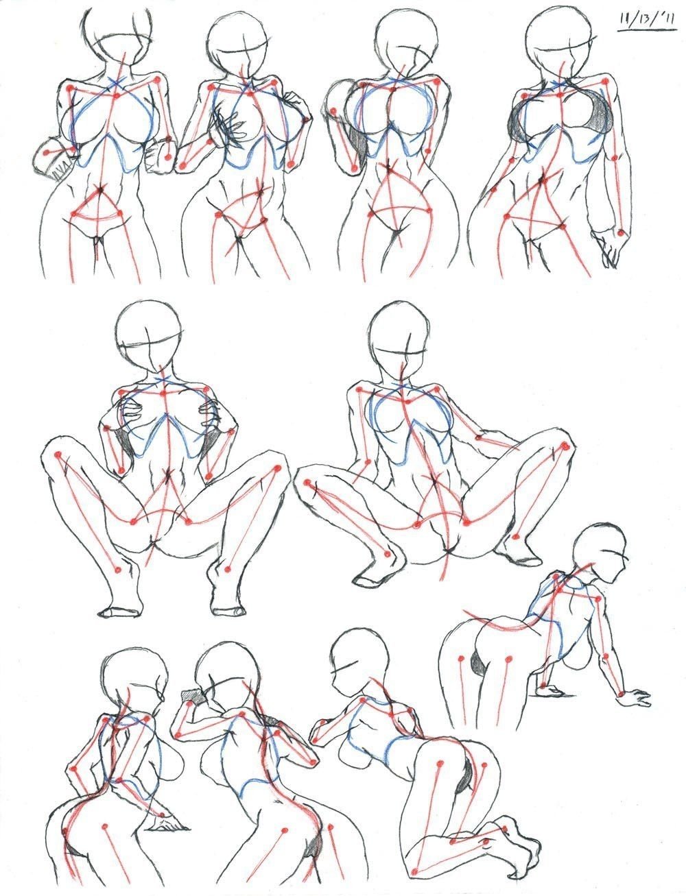 Etti drawing poses