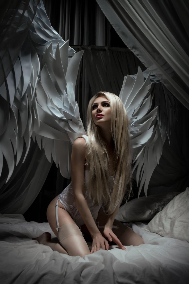 Girl with wings