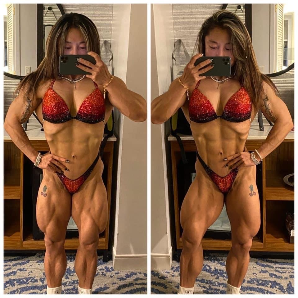 Olivia Mann in a swimsuit