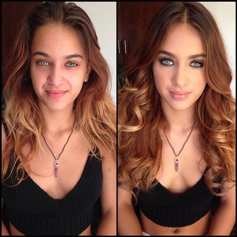 Beautiful appearance without makeup