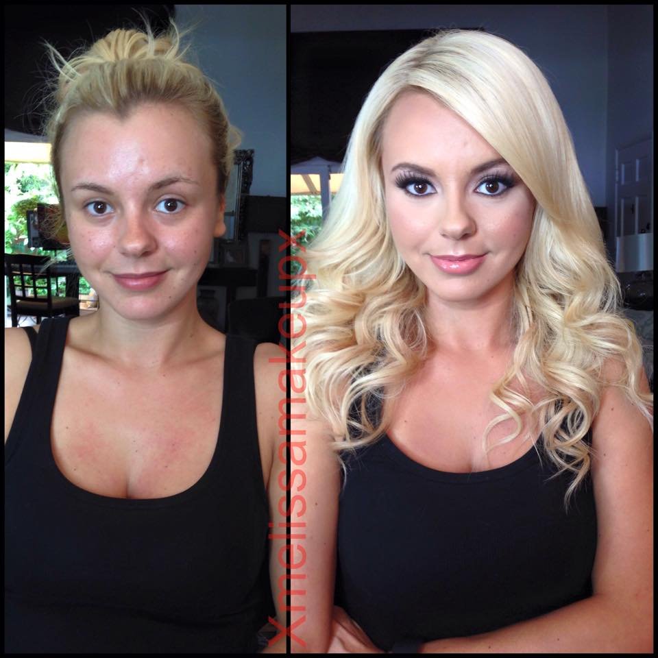 Actresses before and after makeup