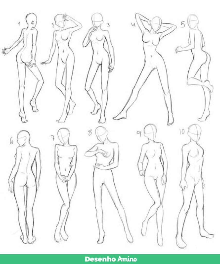 Erotic pose for drawing