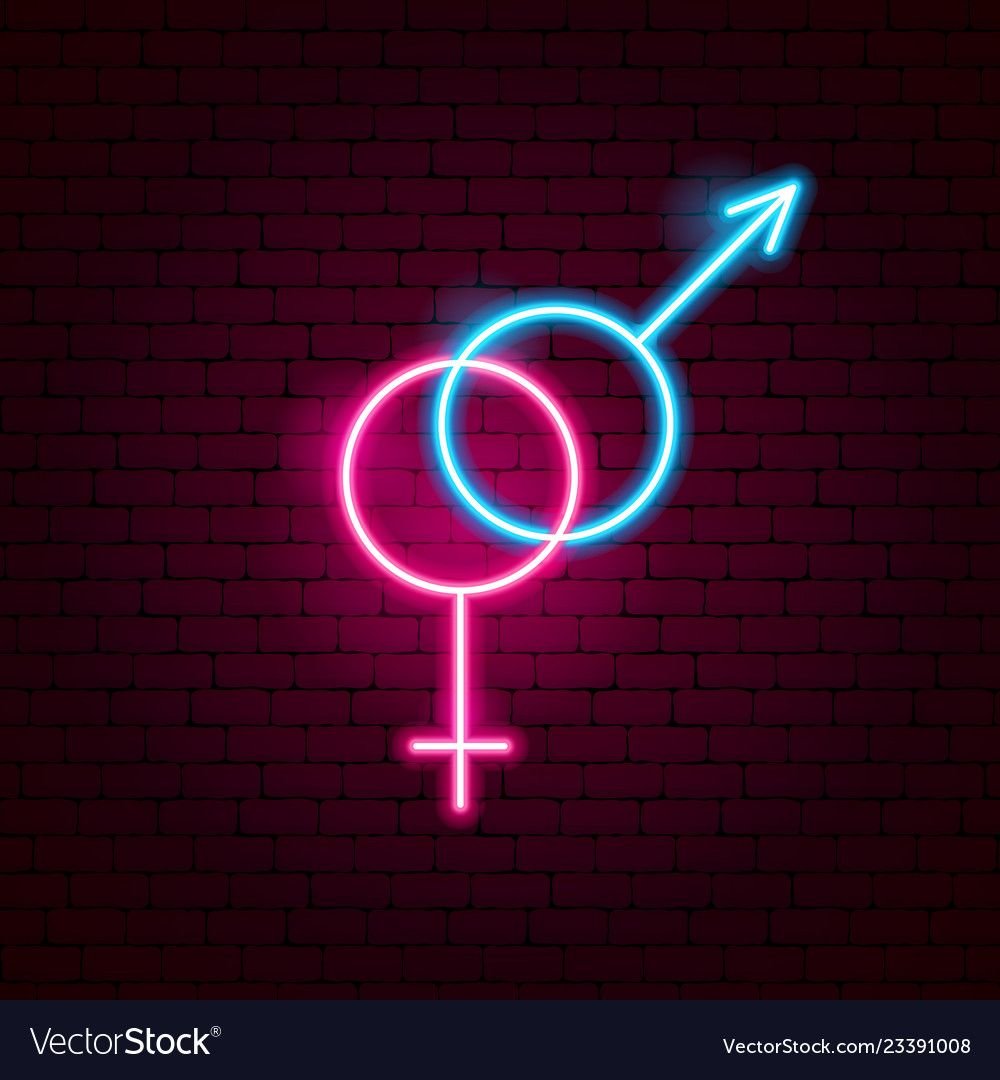 Paul girl sign neon