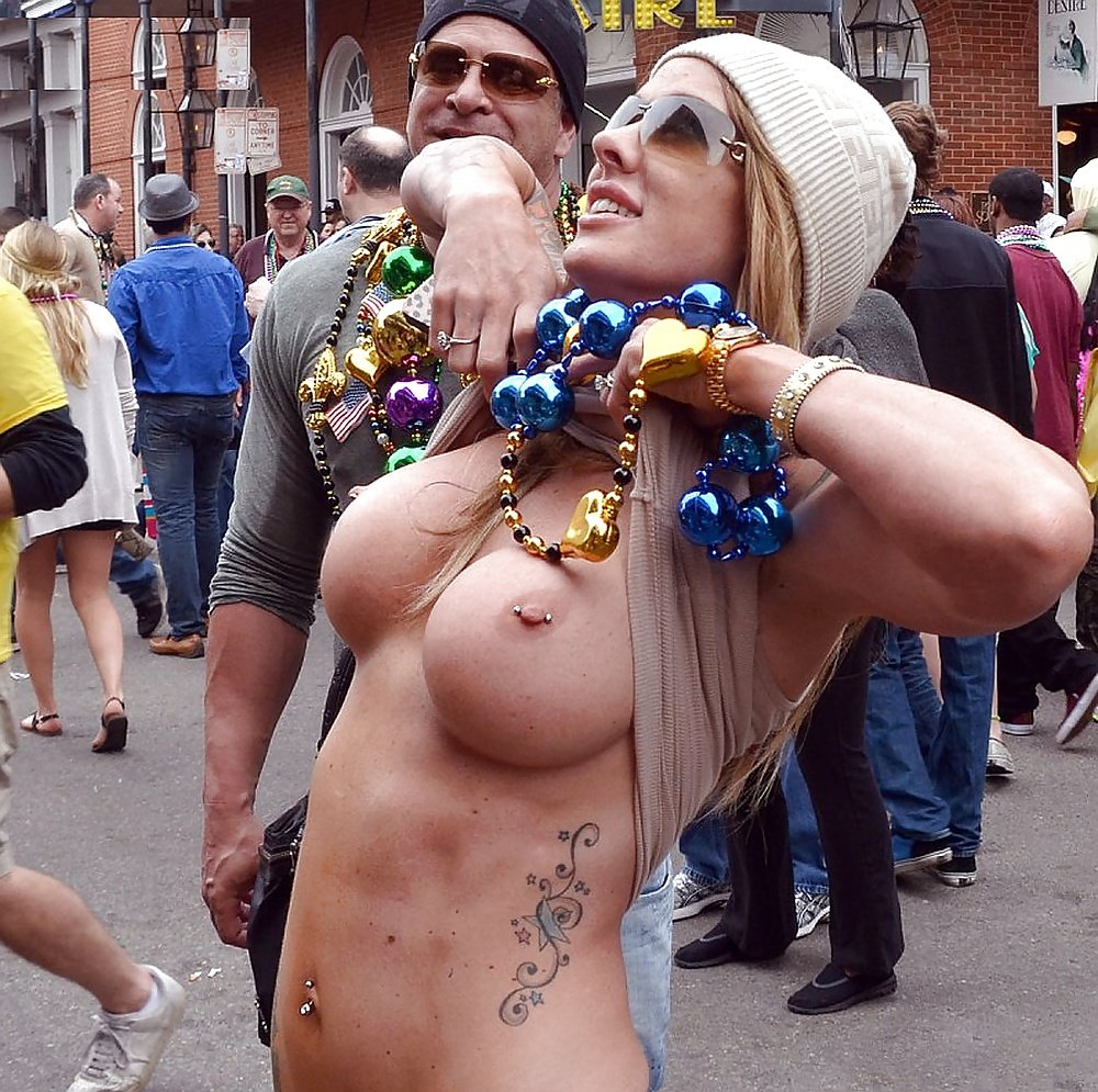 Big boobs at the festival