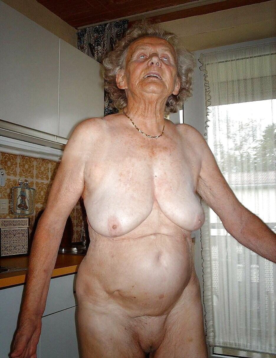 Beautiful naked old women