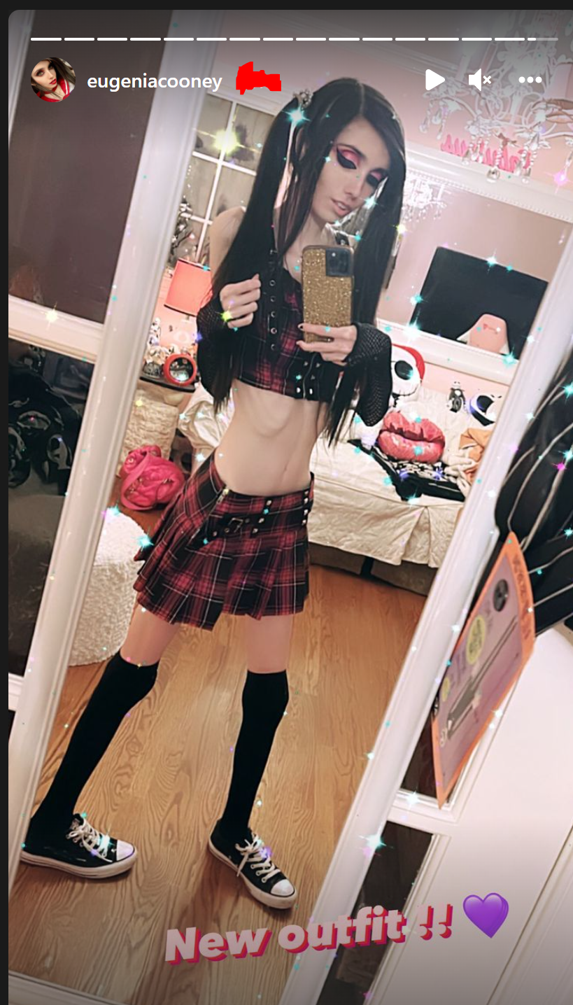 Eugenia Cooney anorexia