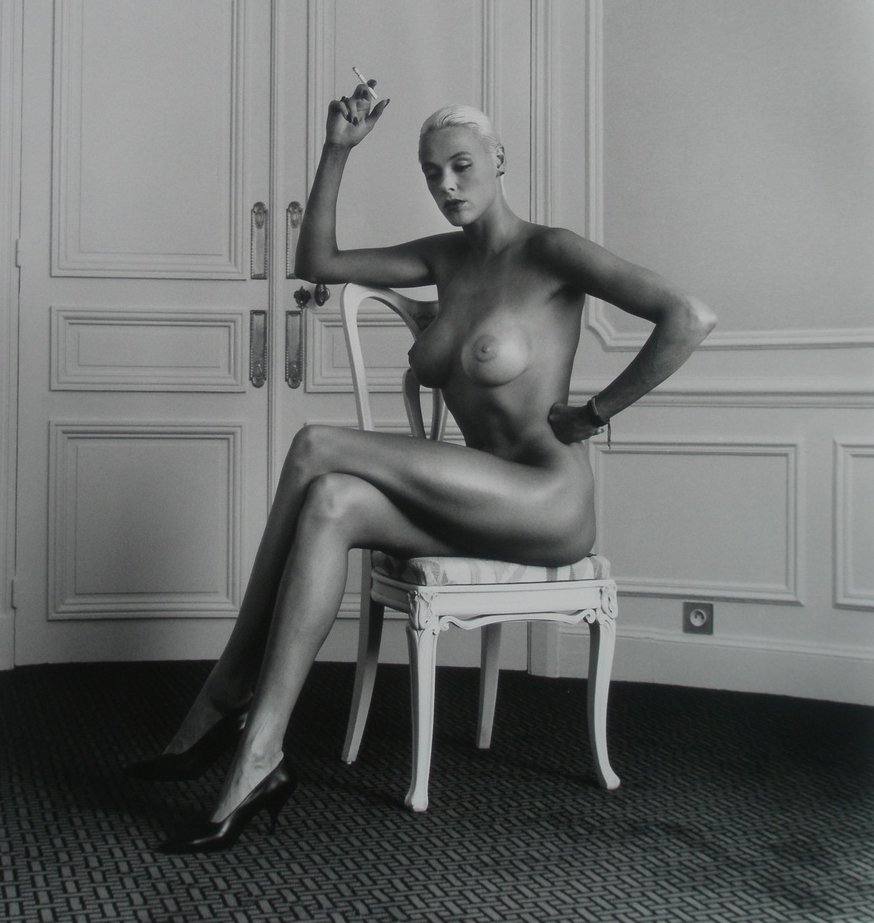 Bridget Nielsen in his youth naked