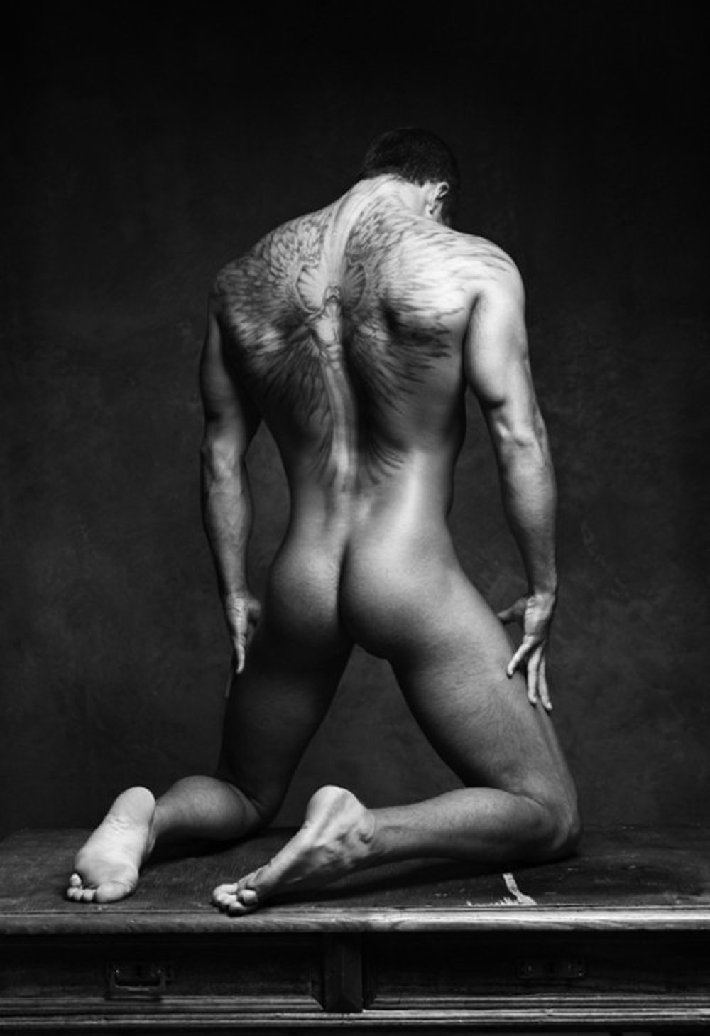 Men's erotic photo shoot