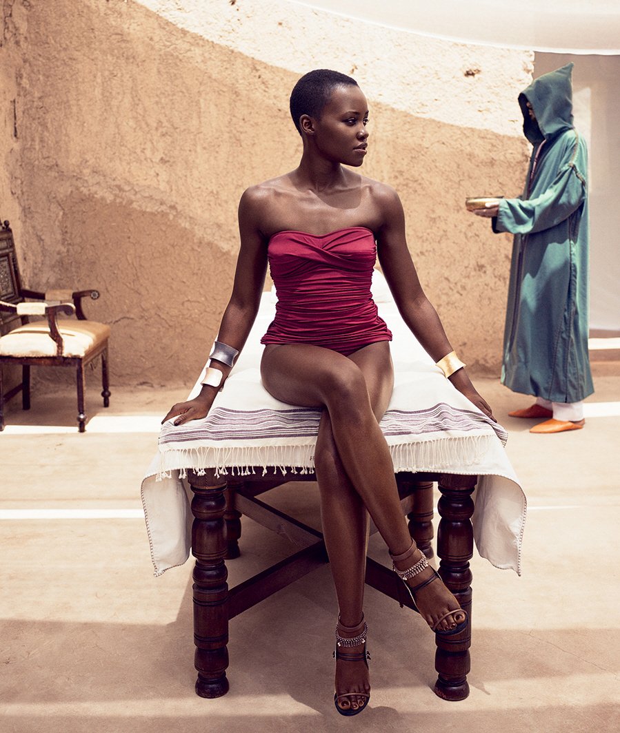 Danai Gurira in a swimsuit