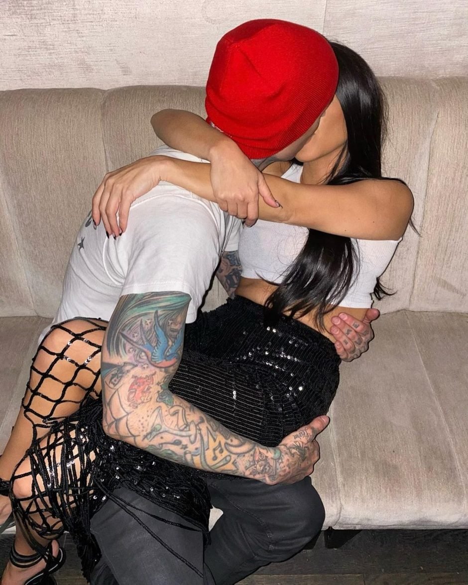 Travis Barker and Courtney