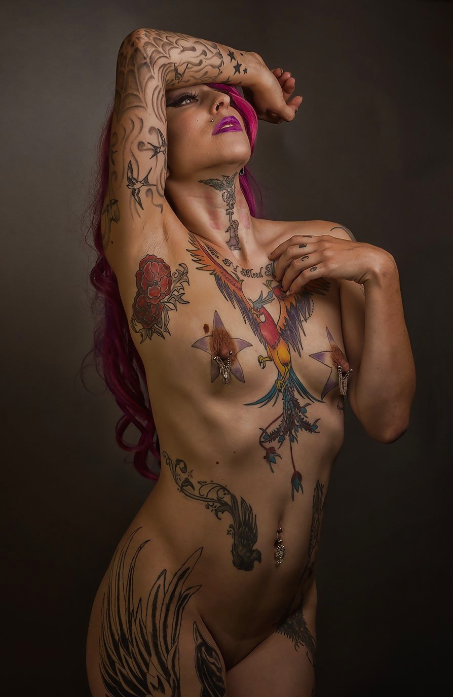 Tattooed women nude