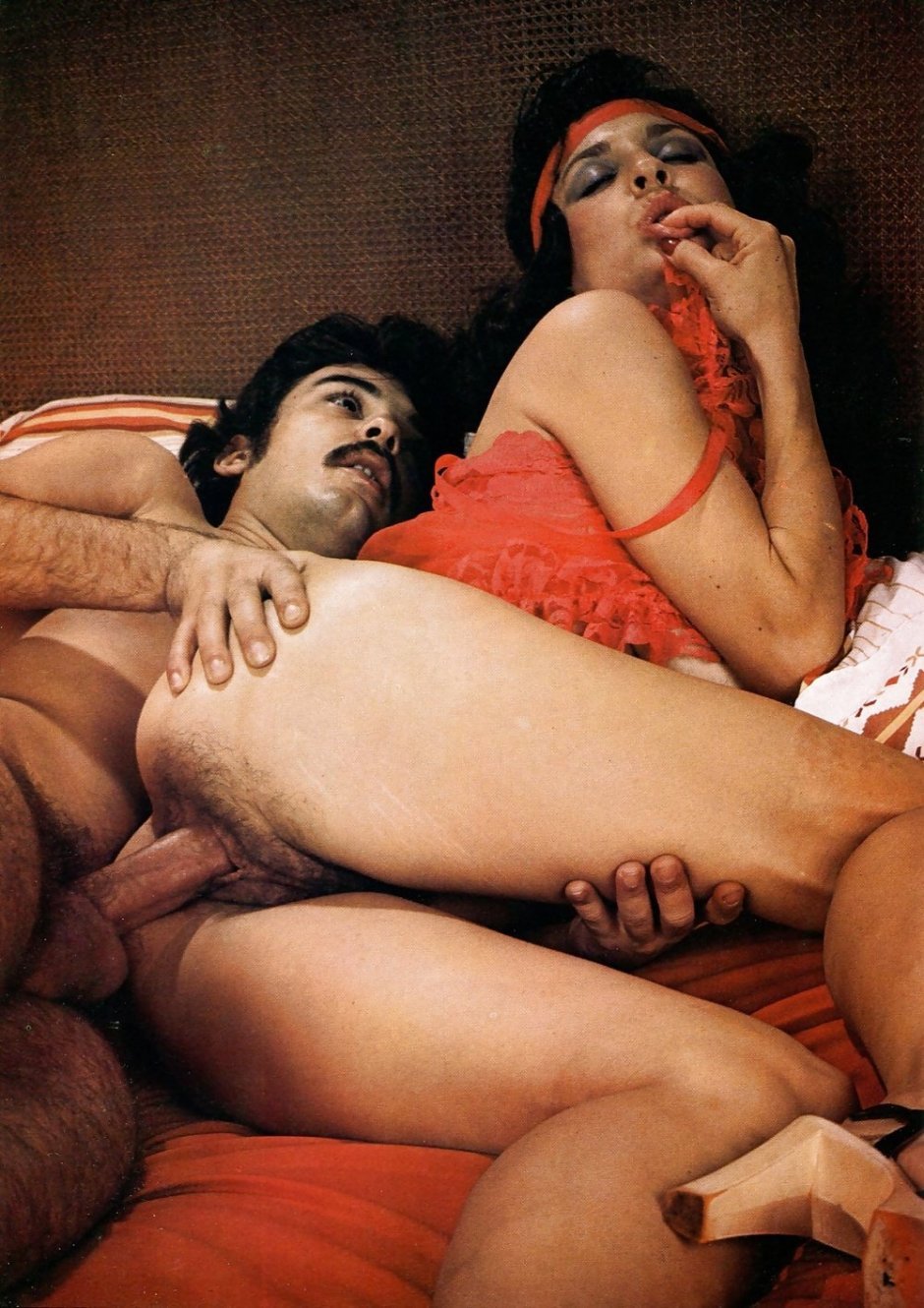 Mature retro anal in stockings