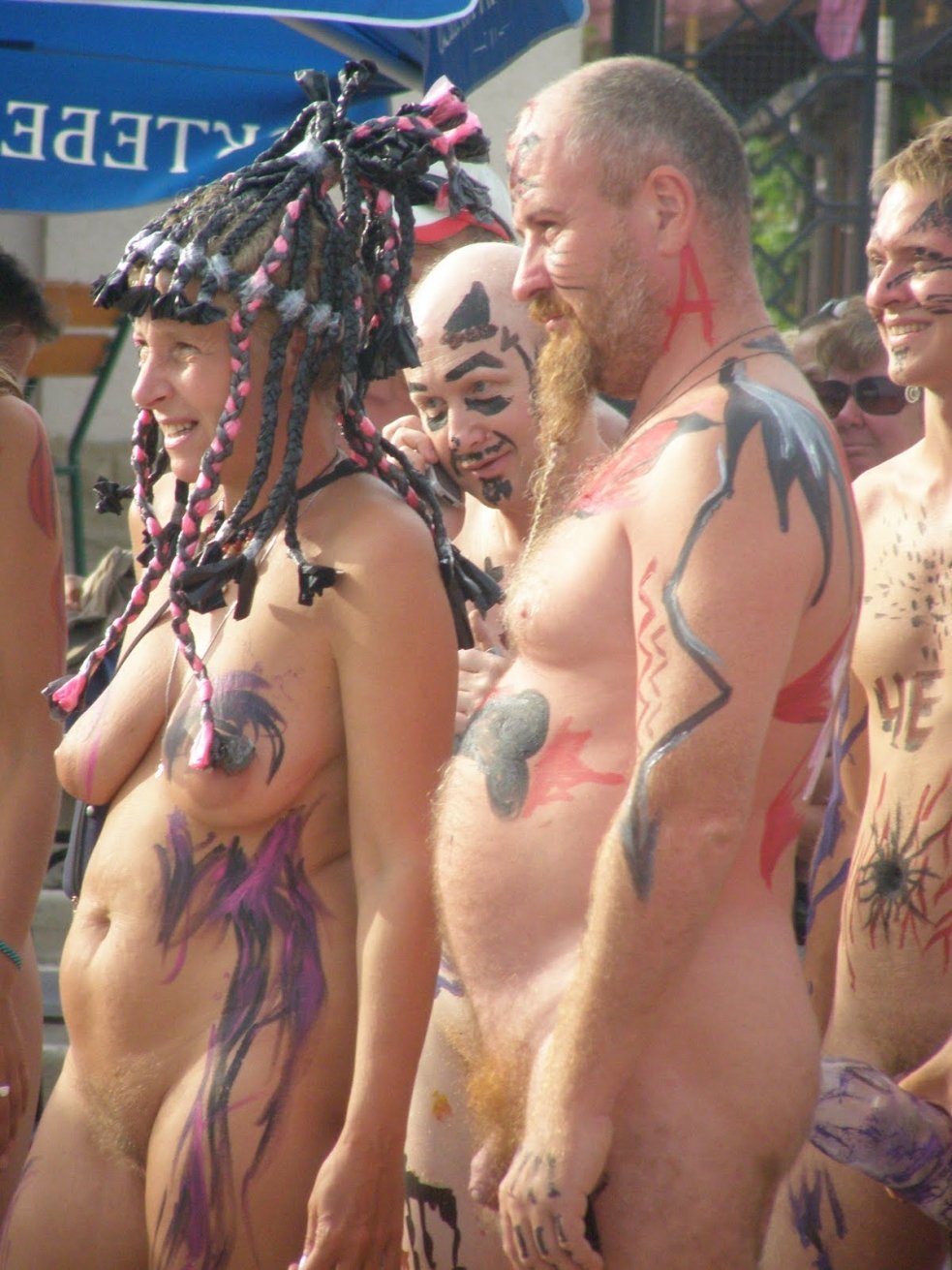 The holiday of Neptune in Koktebel Naked