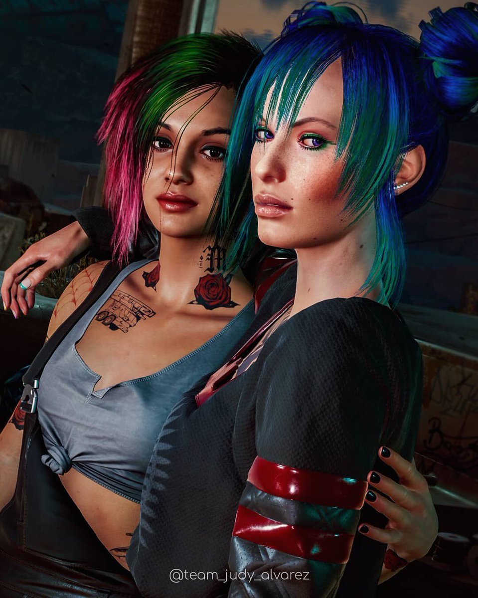 Arts of characters from Cyberpunk 2077 (18+)