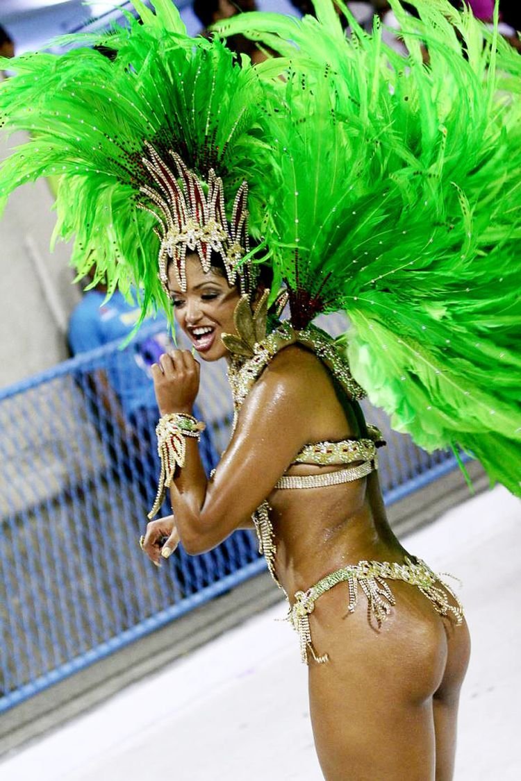 Naked Brazilians in public