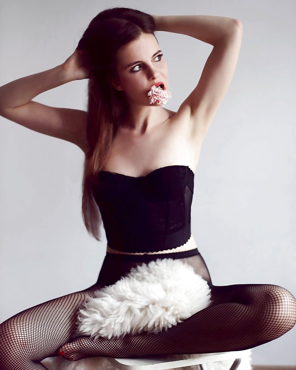 Ariadna Majewska in a swimsuit