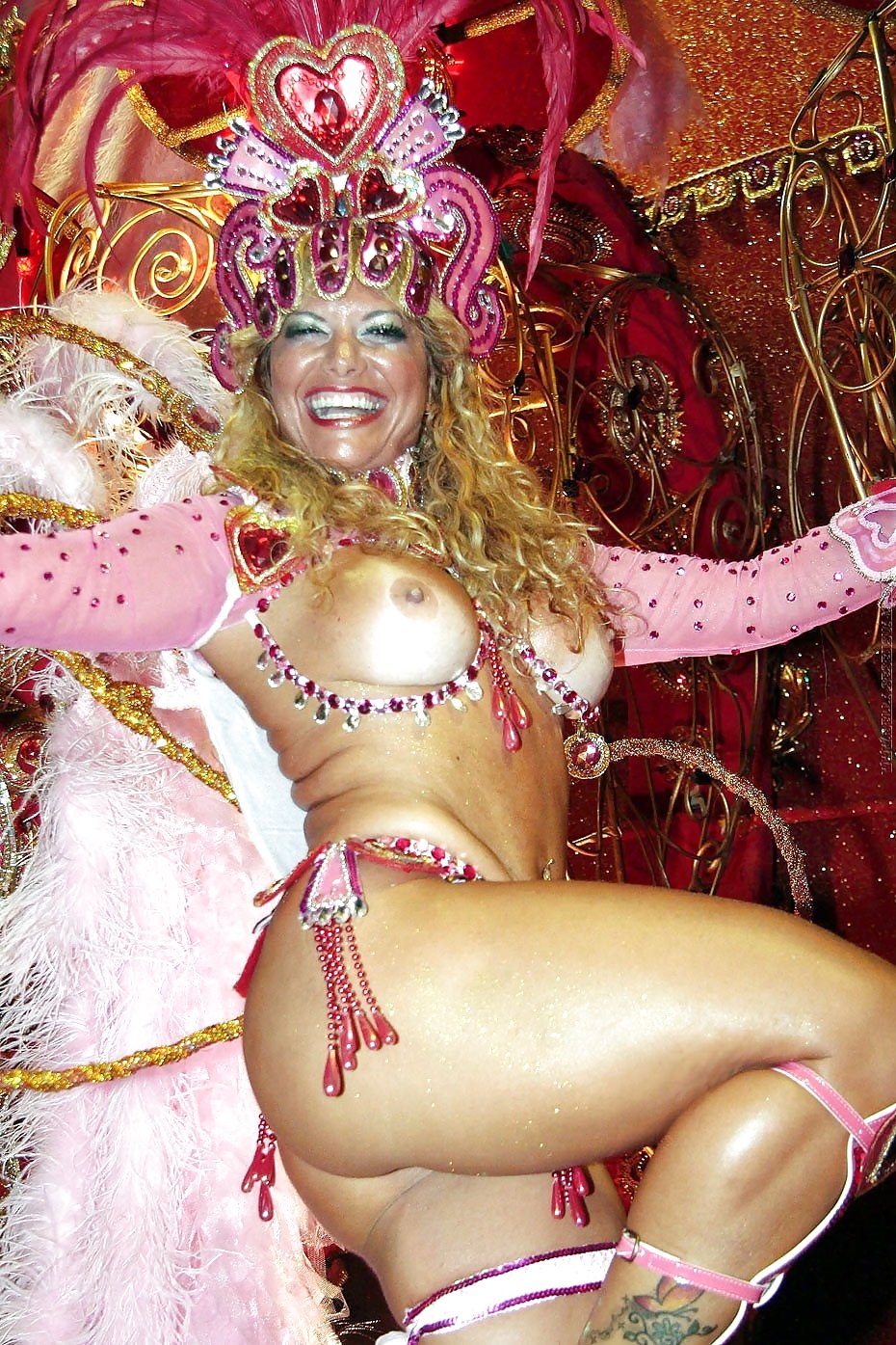 Naked Brazilians on the Carnival