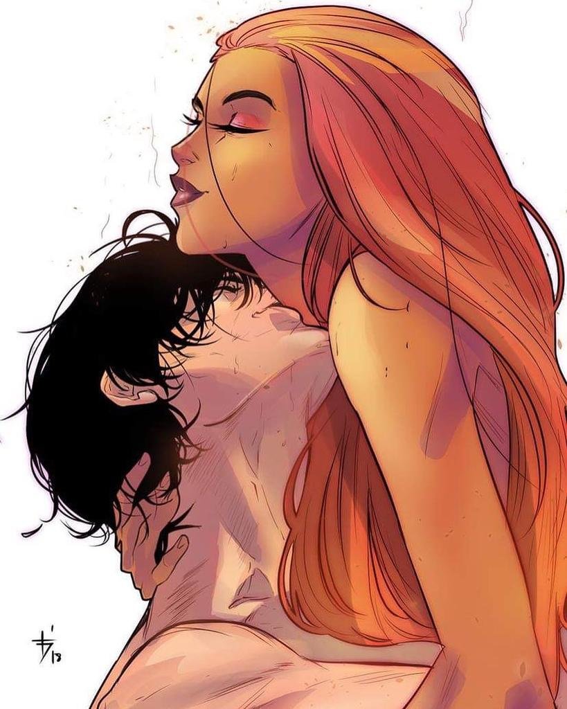 Dick Grayson and Starfayer Art
