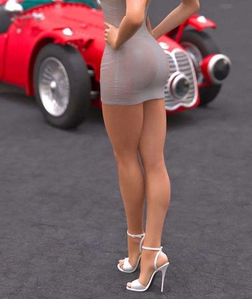 Beautiful priests in short skirts
