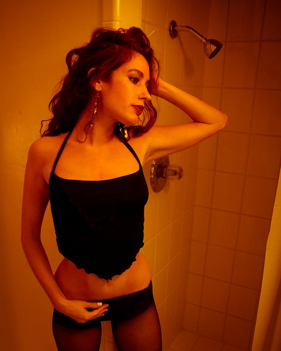 Victoria de Angelis in a swimsuit