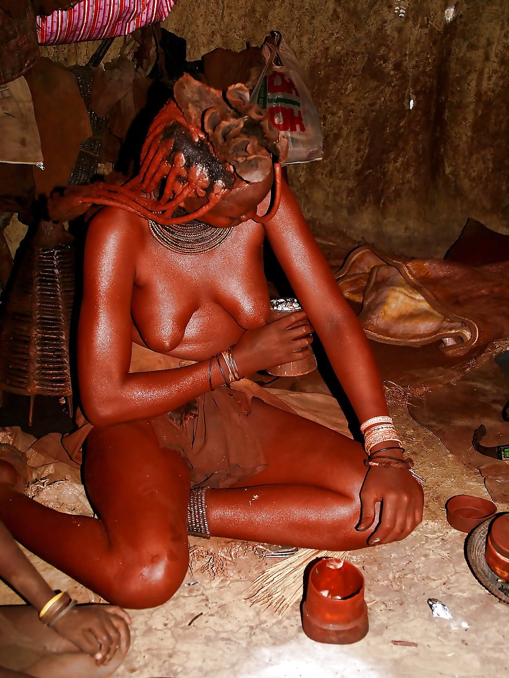 Naked women of wild tribes