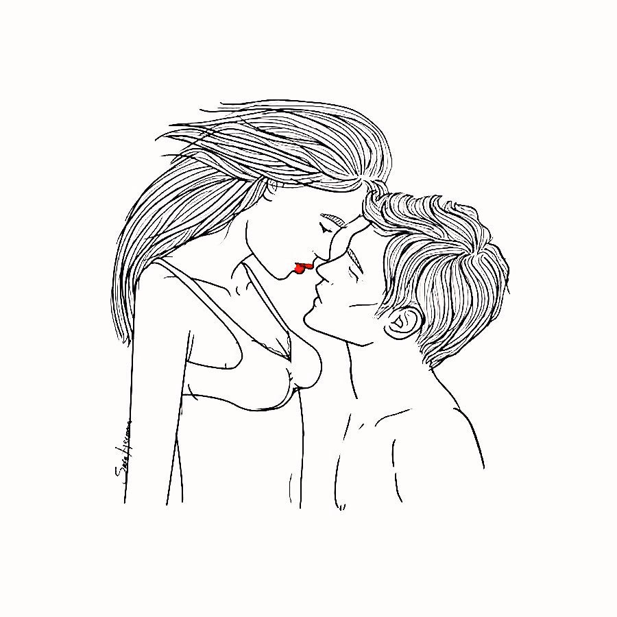 Tender touch to a man