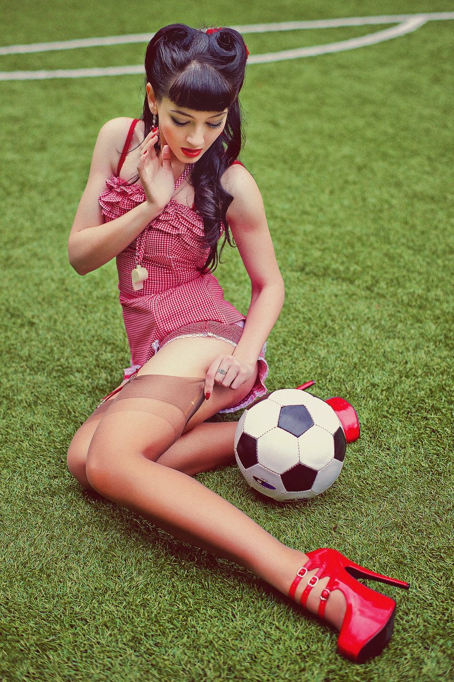 Girl Tights Football