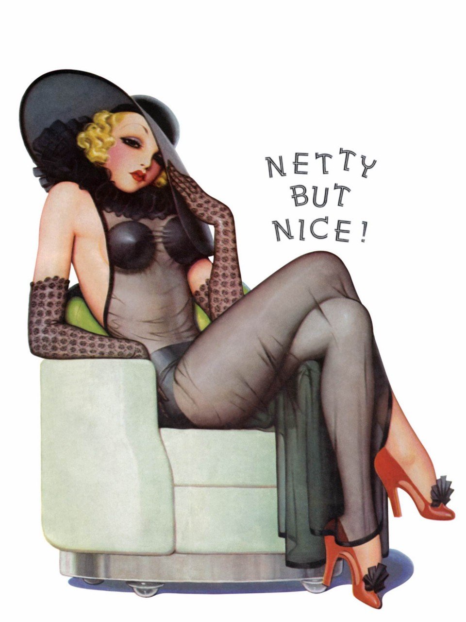 Jill Elvgren ... women and stockings