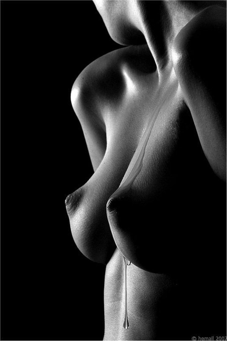 Beautiful black white nude