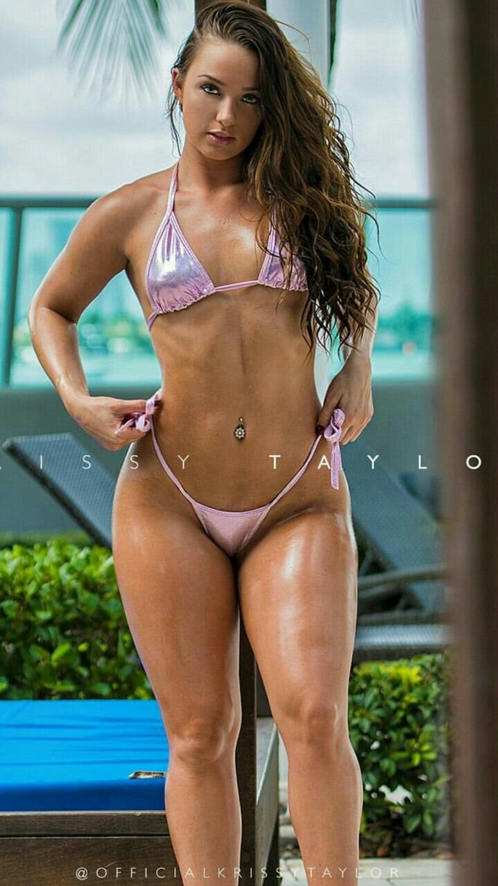 Model with a big boot Krissy Taylor