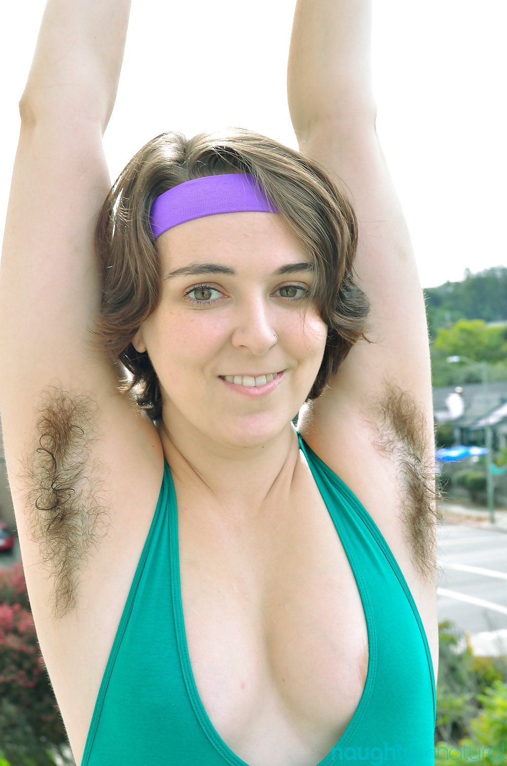 Natural unshaven women