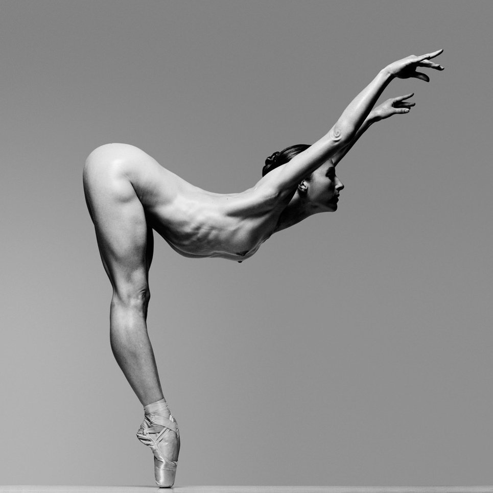 Beautiful naked ballerinas