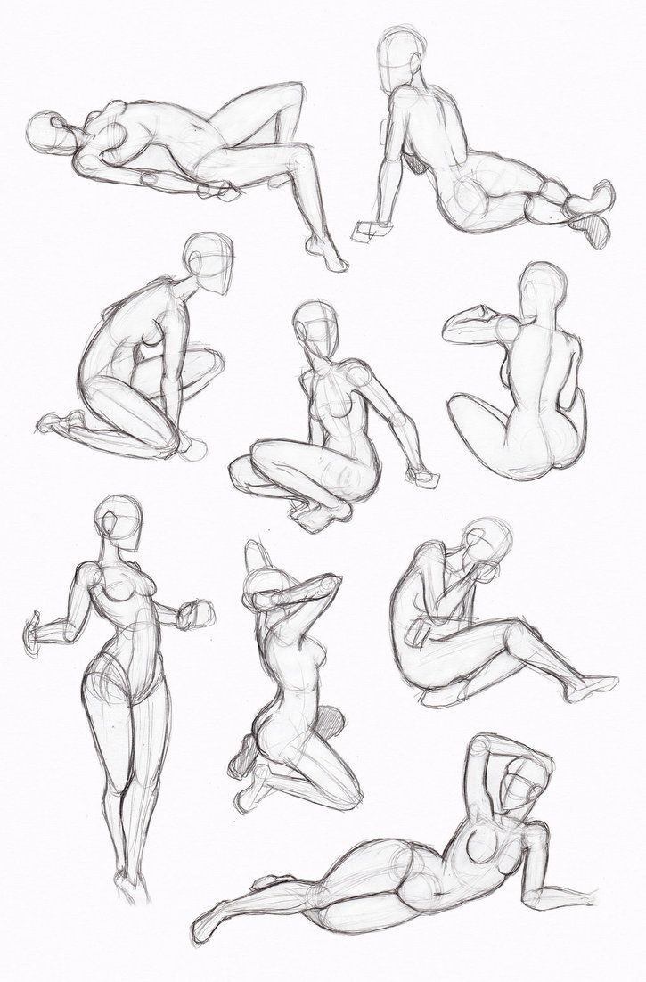 Poses for drawing comics
