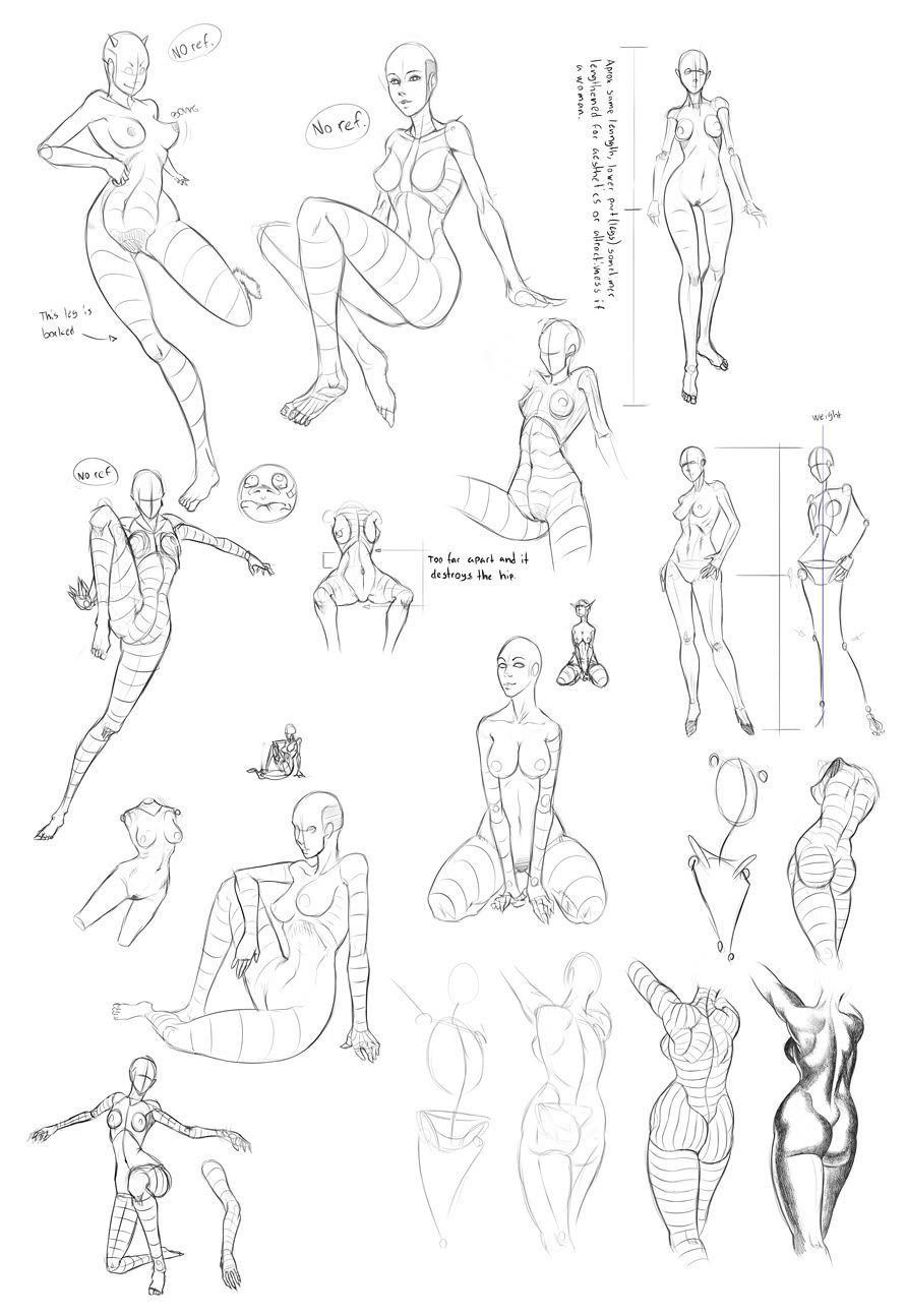 Pose for drawing manga