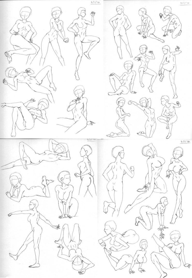 Reference poses nude large