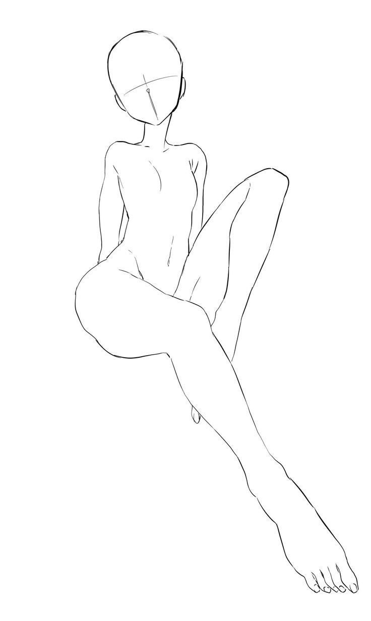 Pose for drawing female