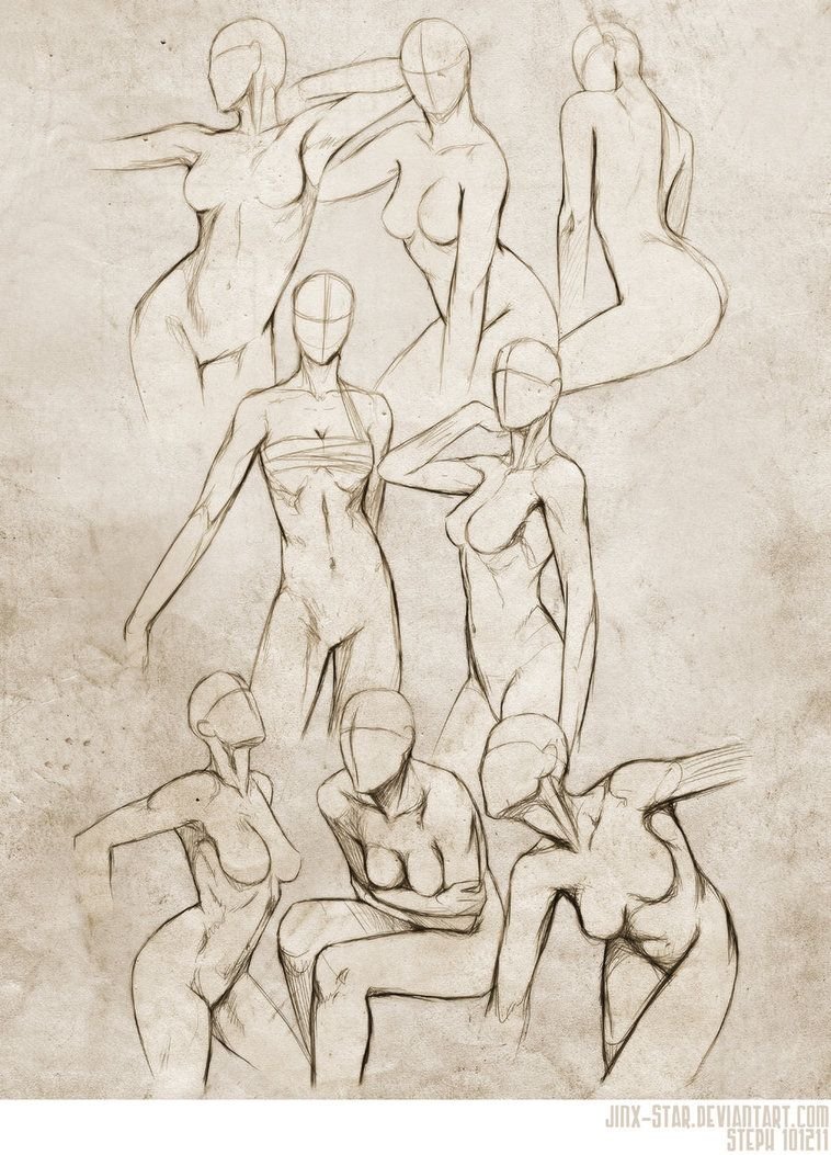 Anatomy reference poses
