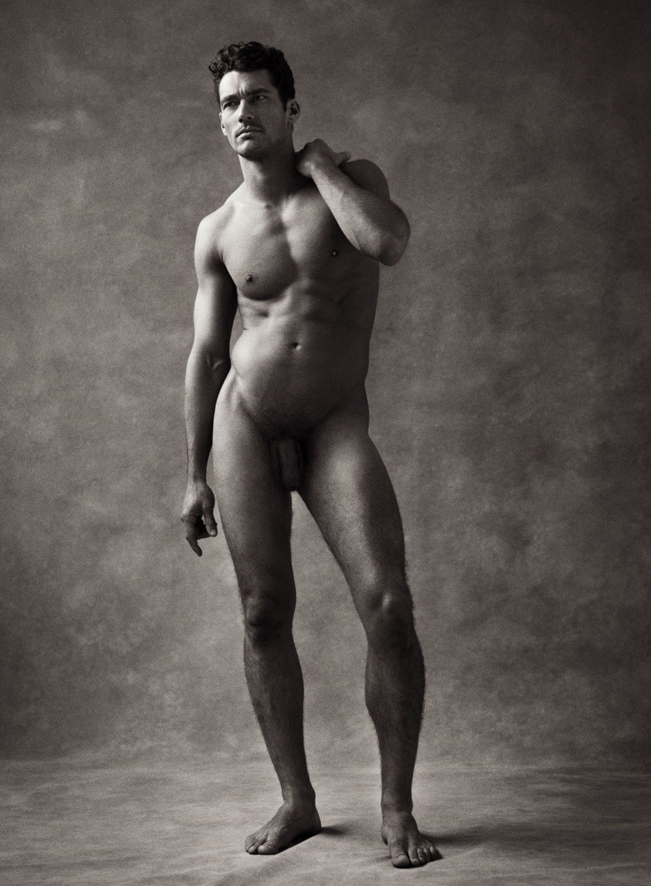 Photoshoot of naked men