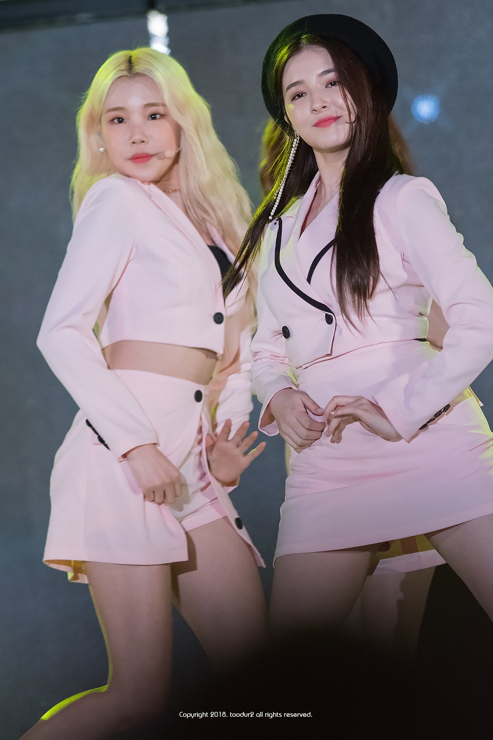 MOMOLAND Nancy in a swimsuit group