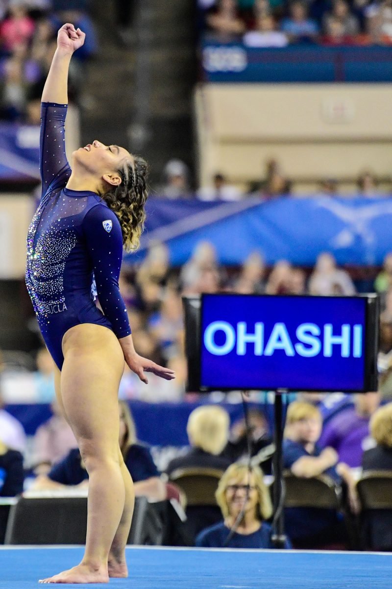 American gymnast Kaitlin Okhashi