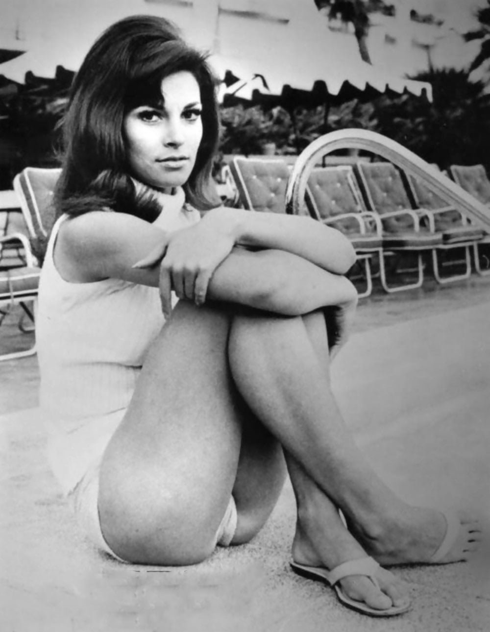 Rakel Welch posed for Playboy
