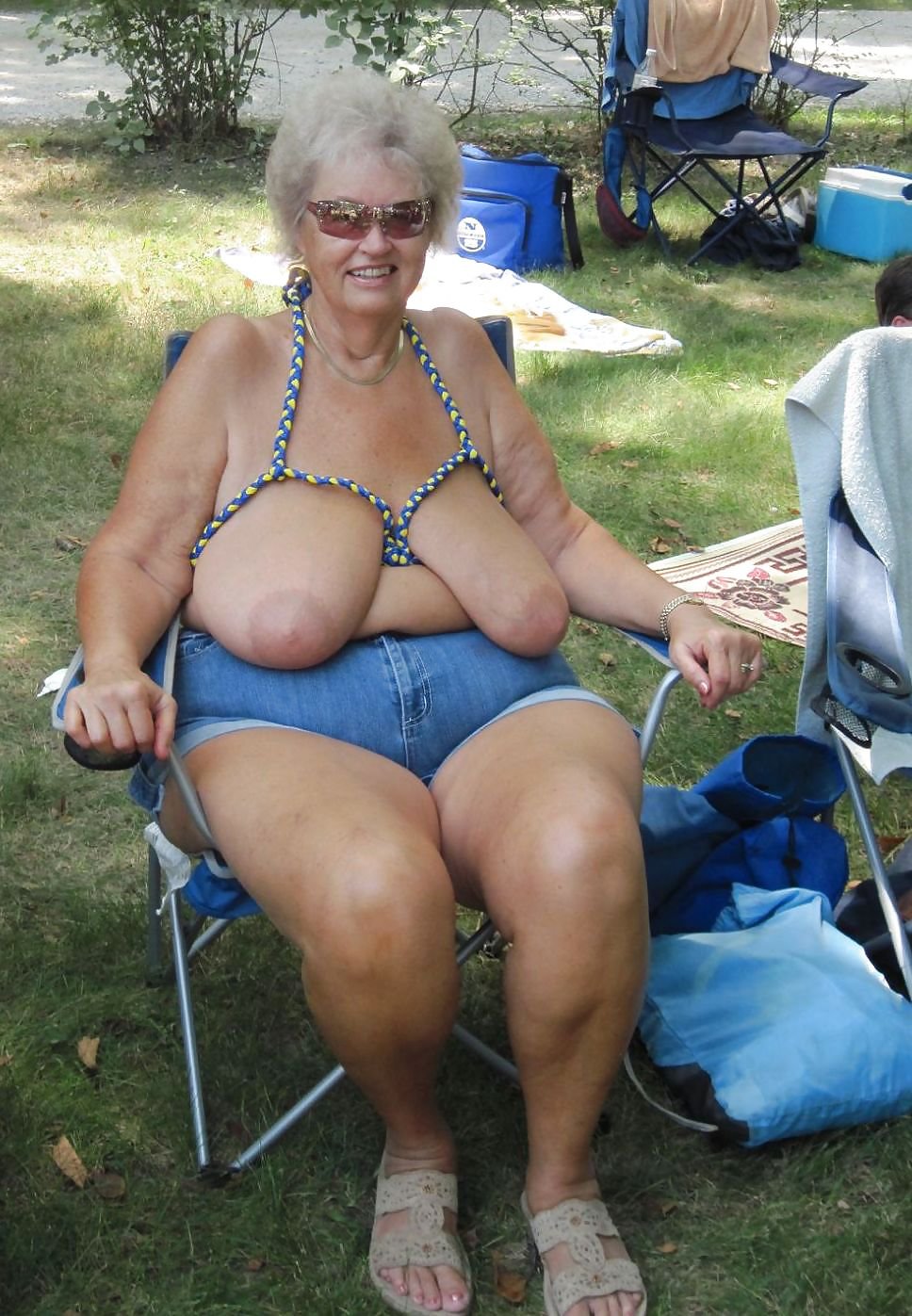 Beautiful elderly women with big tits