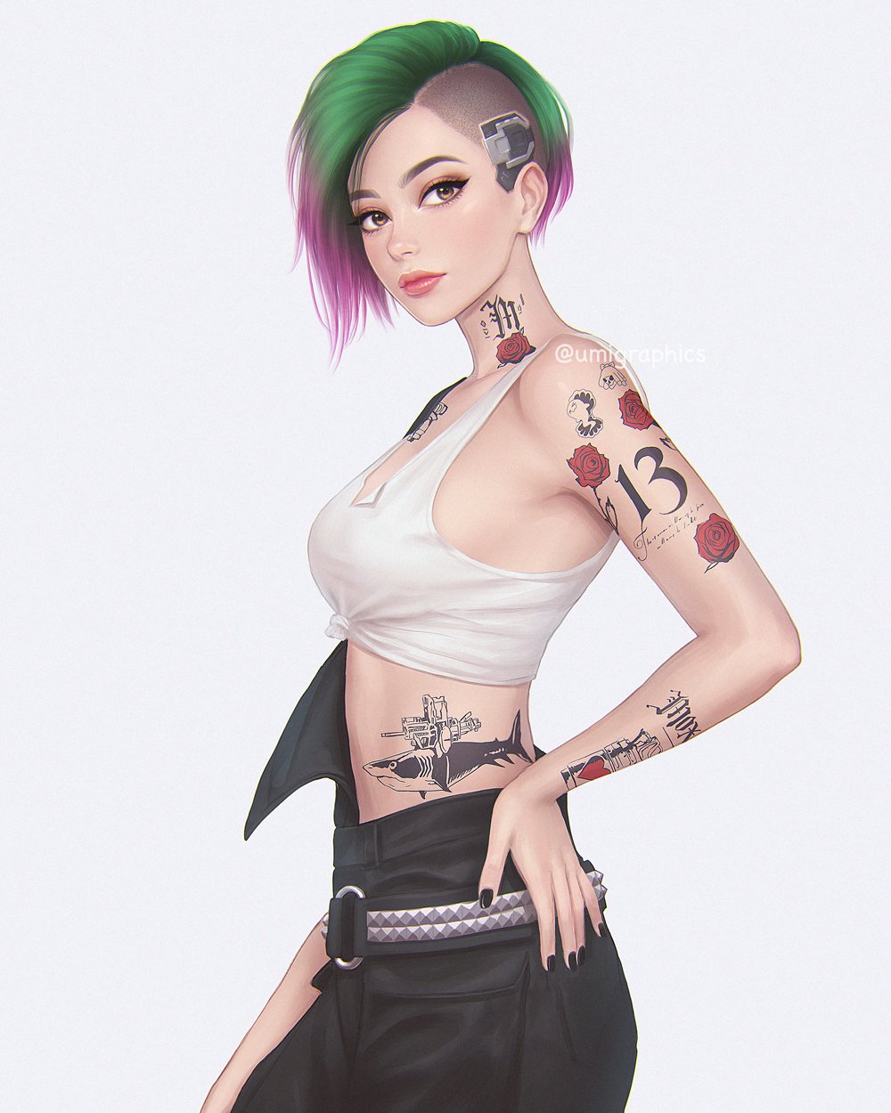 Judy Alvarez Cyberpunk