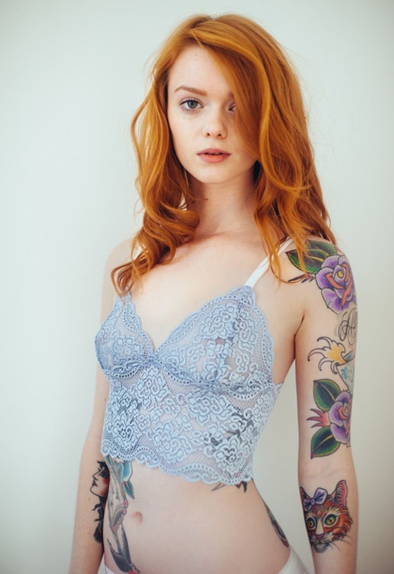 Vagina of red -haired beauty